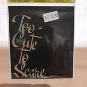 2CRAFTY Chip Board - Too Cute To Scare